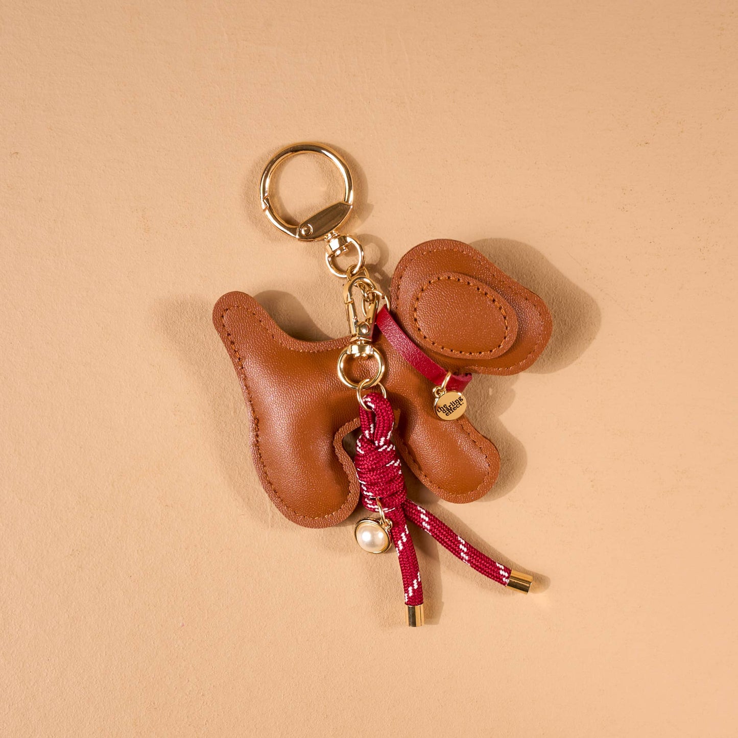 Vegan Leather Bag Charm-Posh Pup