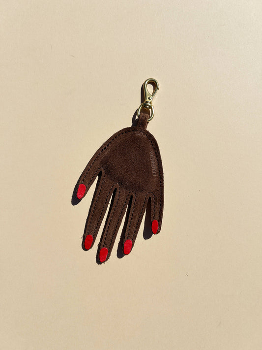 Keychain - Chocolate Hand