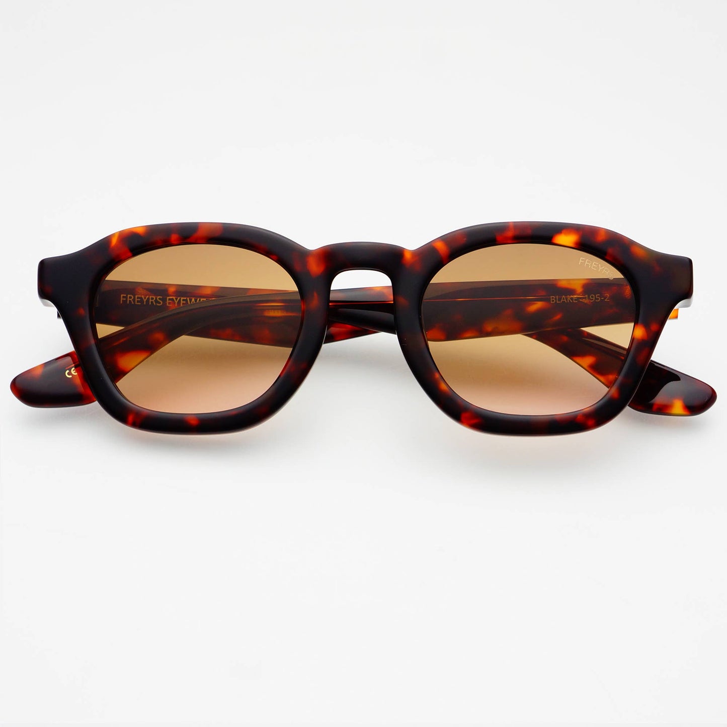Blake Acetate Mens Round Sunglasses
