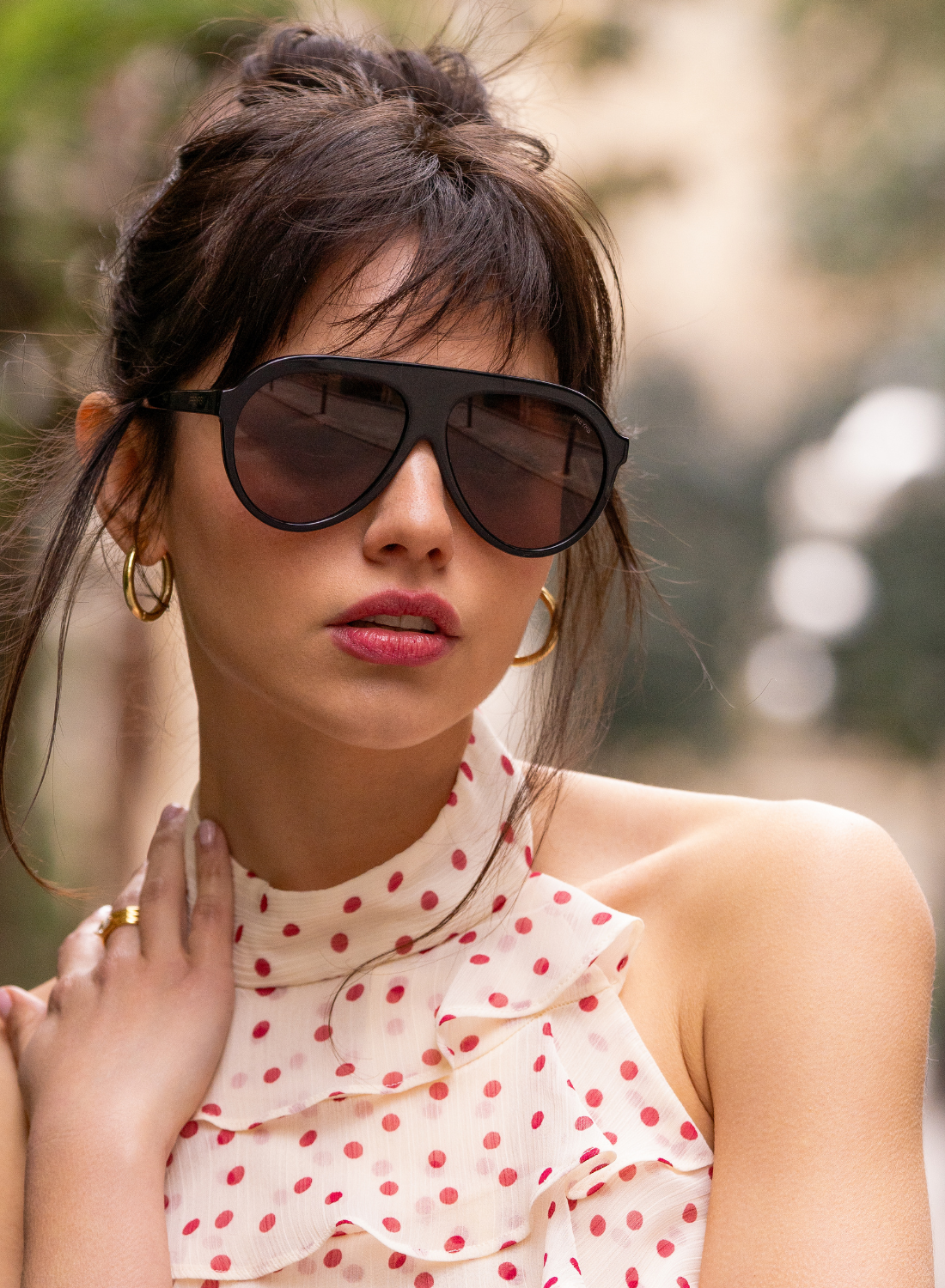 Maxwell Acetate Unisex Aviator Sunglasses Black