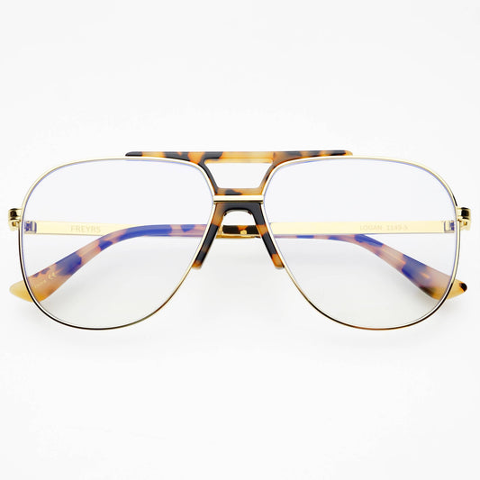 Logan Blue Light Readers Reading Unisex Eyeglasses Tortoise/Gold