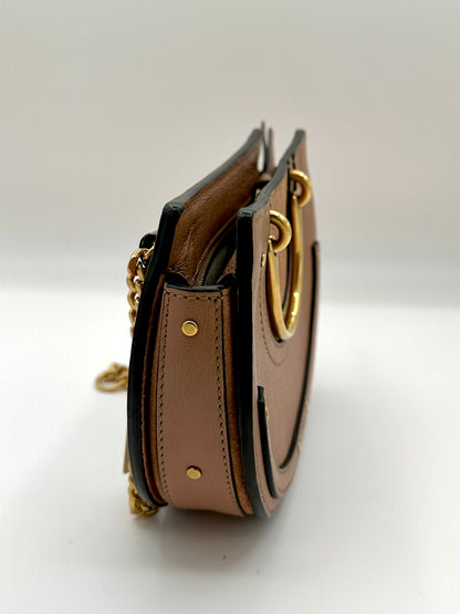 Chloé Brown Leather 'Mini Pixie' Bag