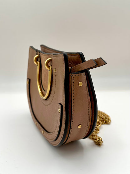 Chloé Brown Leather 'Mini Pixie' Bag