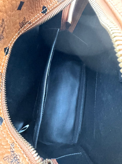 MCM Brown Visetos ‘Stark Sides’ Backpack