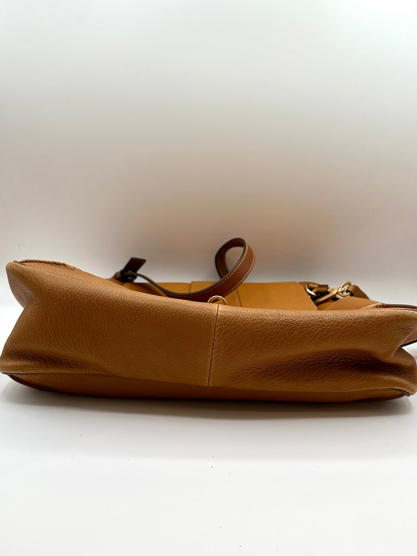 Chloe Brown Leather 'Lexa' Medium Shoulder Bag