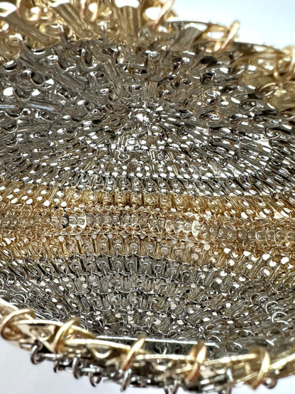 Paco Rabanne Silver & Gold 'Circle 1969' Bag