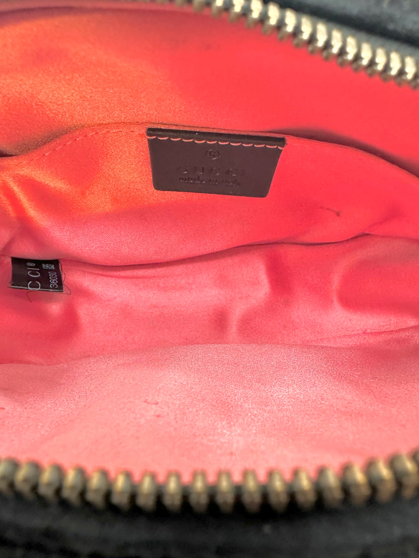 Gucci GG Black Marmont Belt Bag Matelasse Velvet
