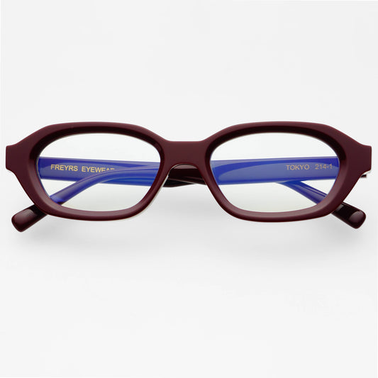 Tokyo Blue Light Readers Reading Glasses Womens Eyeglasses Burgundy