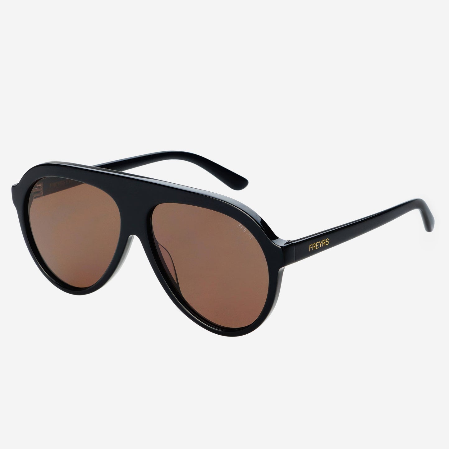 Maxwell Acetate Unisex Aviator Sunglasses Black