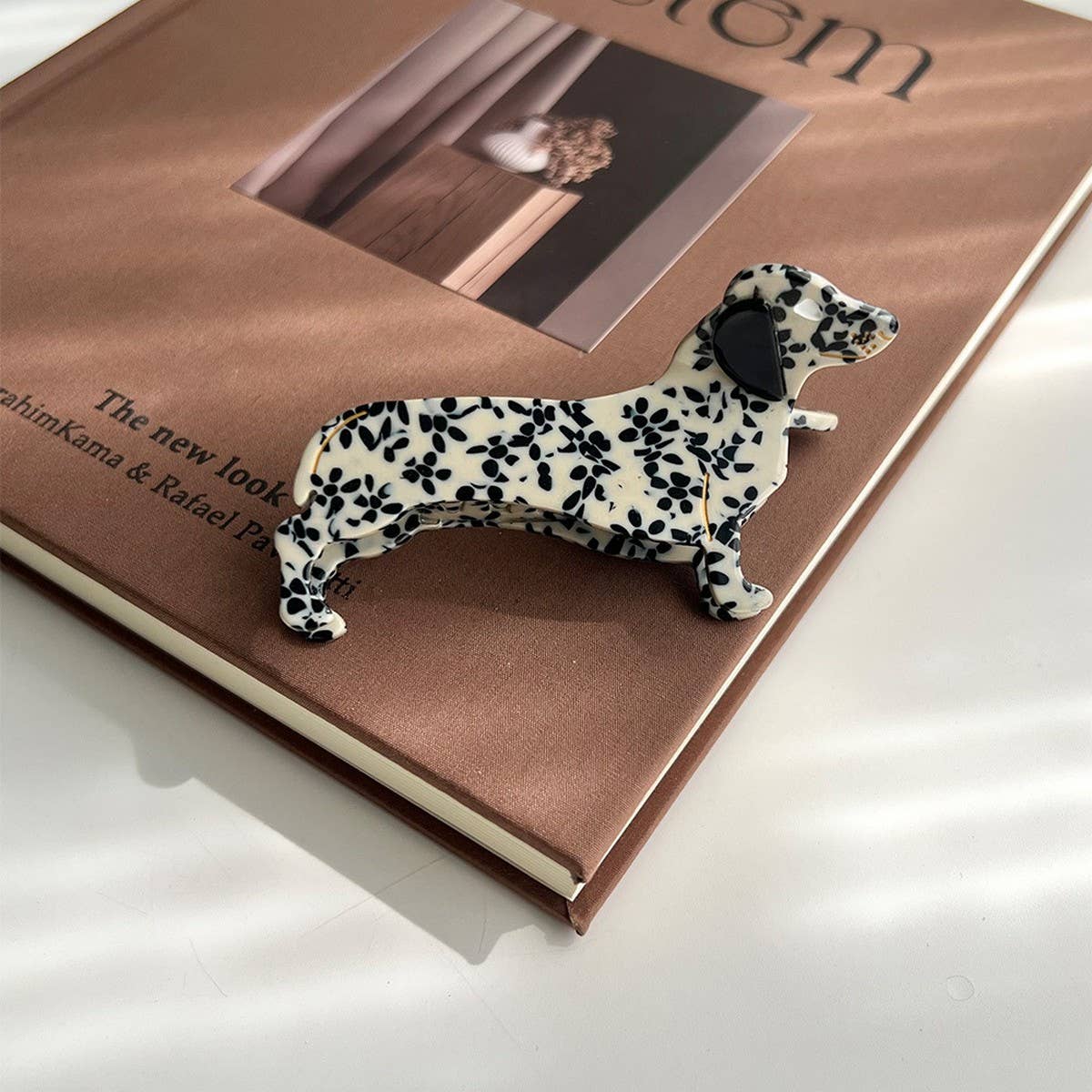 Dachshund Dog Acetate Hair Claw Clip